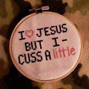 Cross Stitch Wall Decor